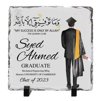 Personalized Graduation Rock Slate For Him