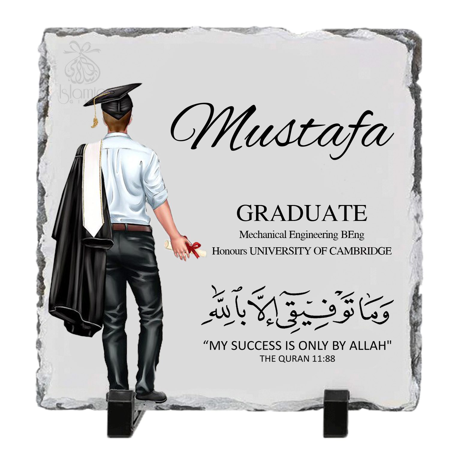 Personalized Graduation Rock Slate For Him