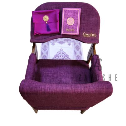 Modern Muslim Prayer Chair-Purple
