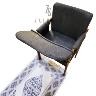 Modern Muslim Prayer Chair-Grey