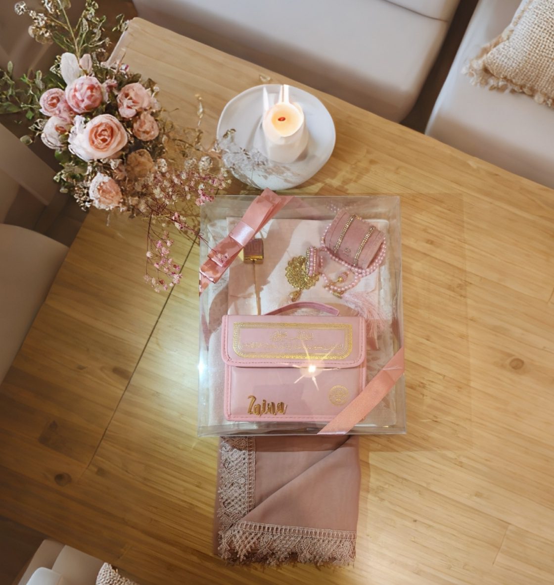 30 Para Ramadan Quran Gift Set For Her-Pink