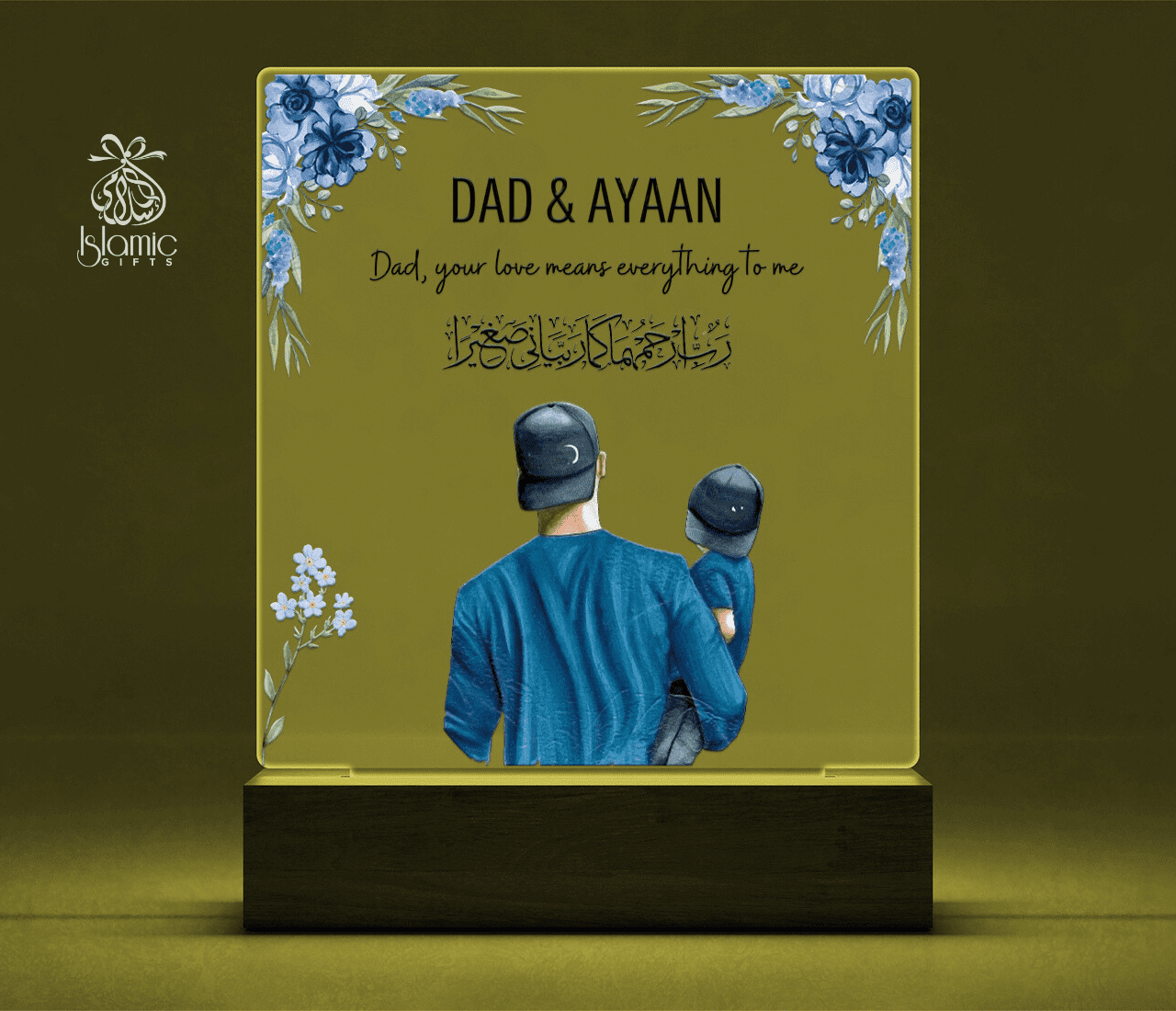 Custom Night Light Father's Day Gift