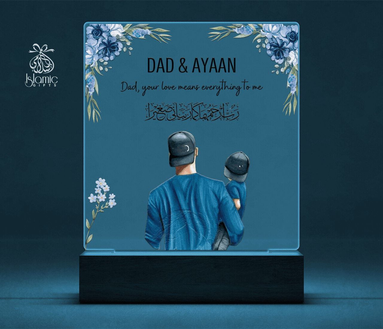 Custom Night Light Father's Day Gift