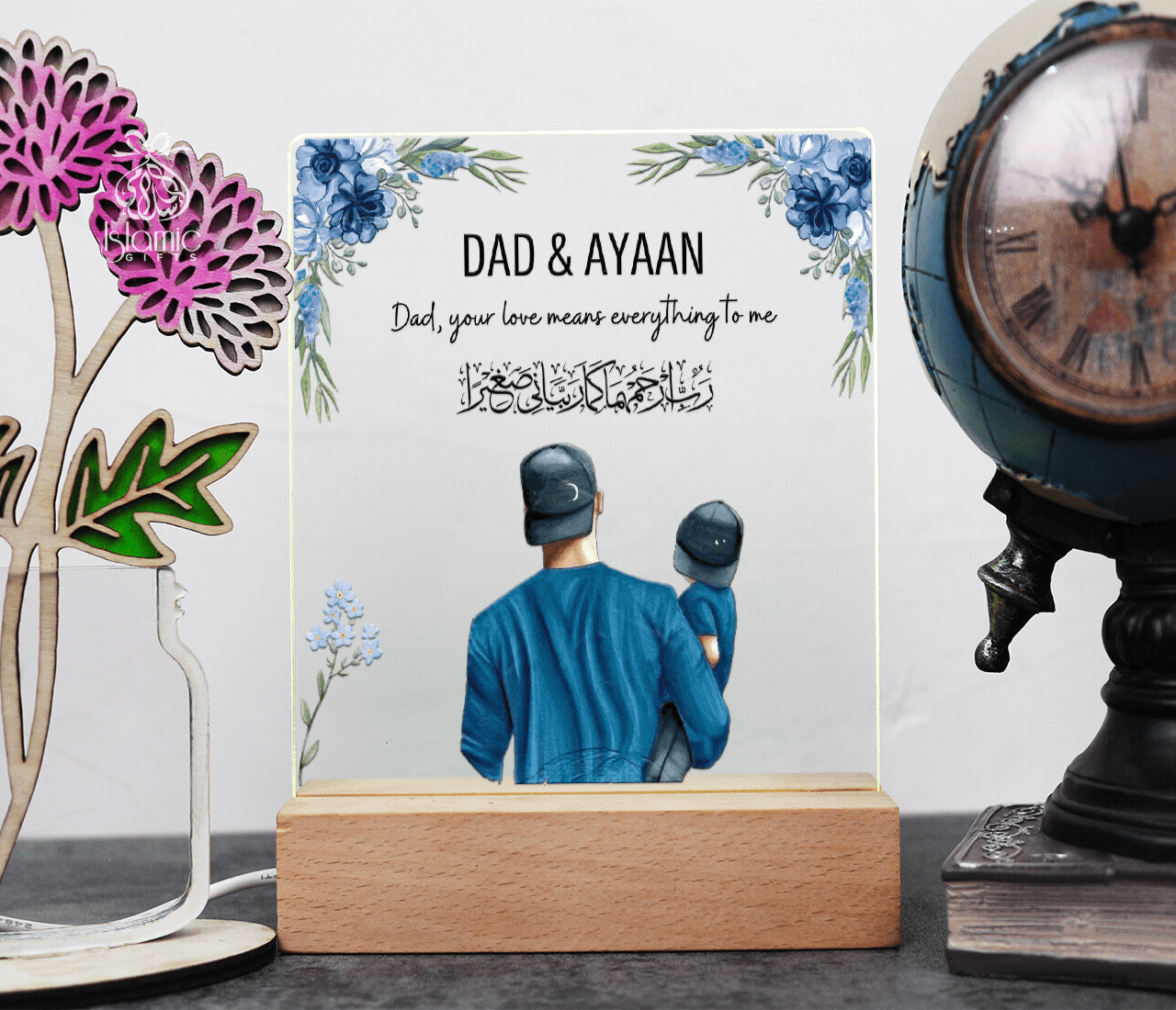 Custom Night Light Father's Day Gift