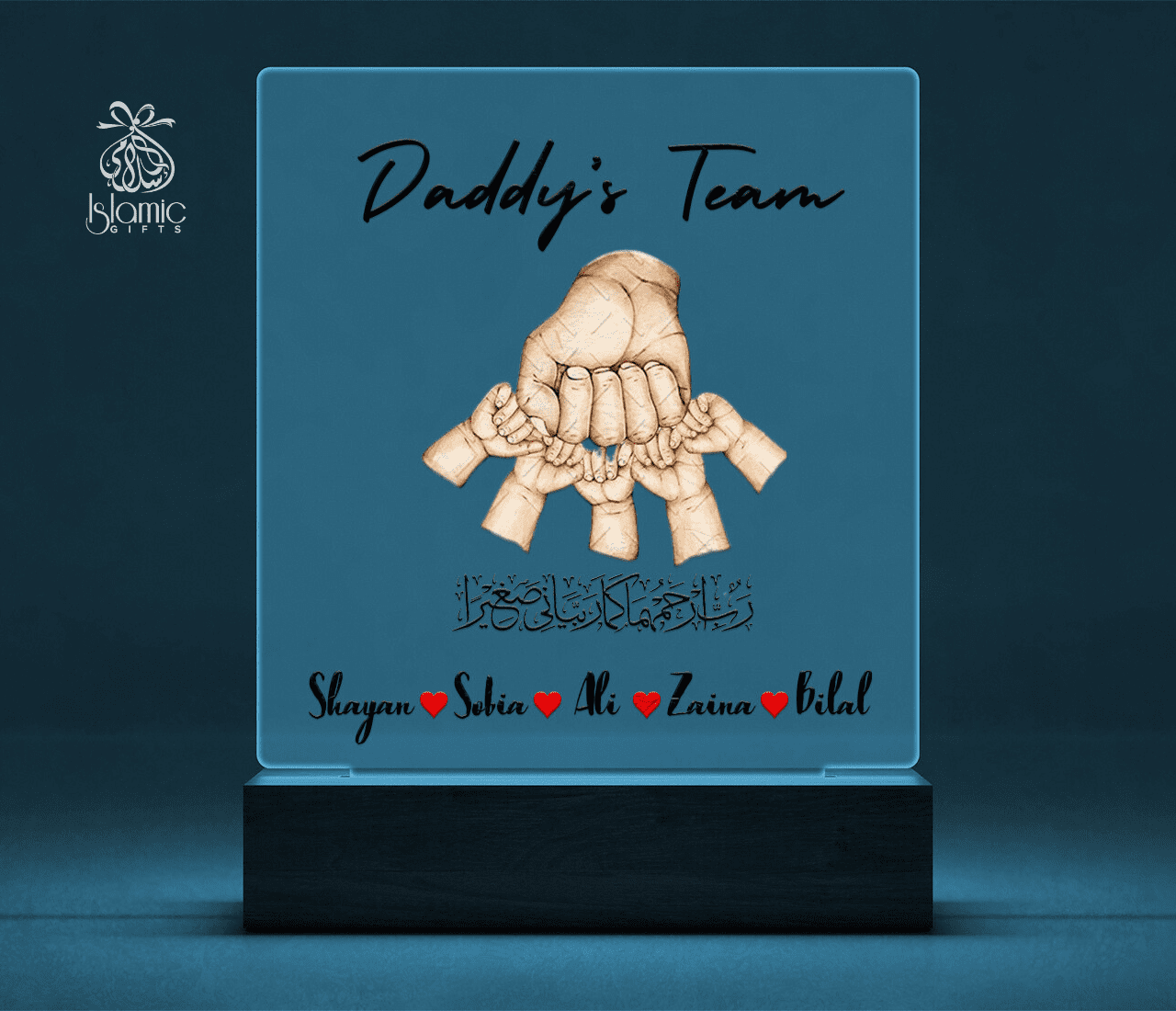 Father’s Day Gift Personalized Acrylic Night Lamp