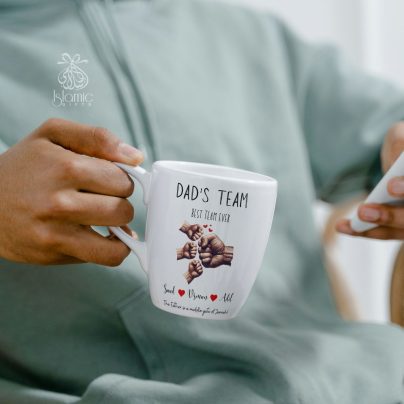 Personalized Daddy's Team Mug