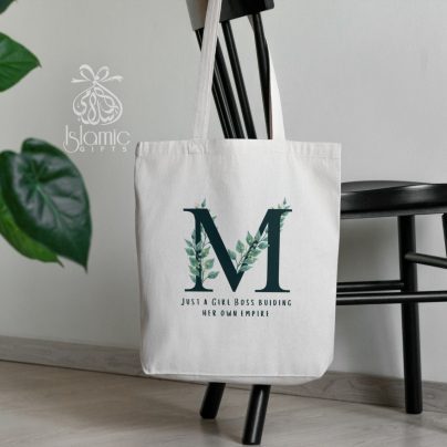 Initial Impressions Tote Bag, Personalized Gift