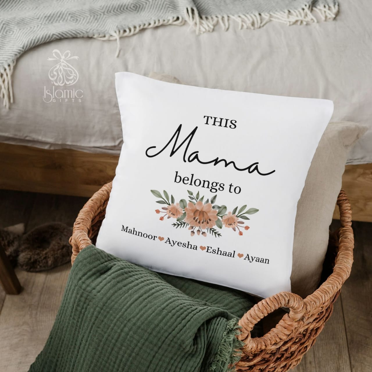 Personalized Mother Cushion With Children Names