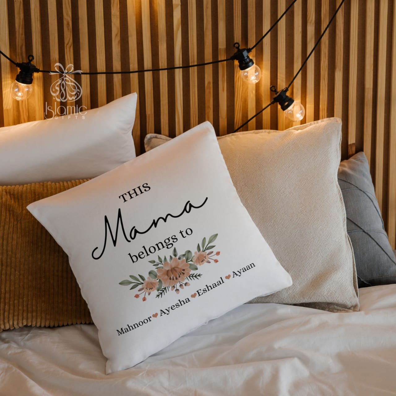 Personalized Mother Cushion With Children Names