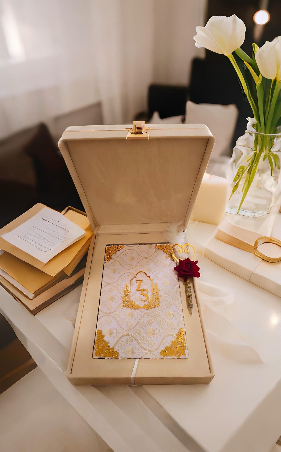 Wedding Gift Personalised Nikah Booklet