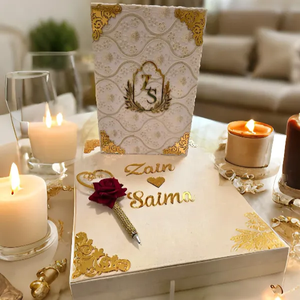 Wedding Gift Personalised Nikah Booklet