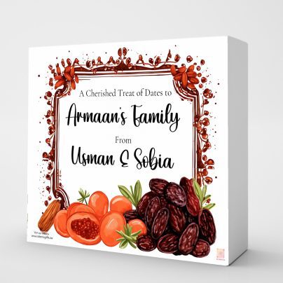 Personalized Ramadan Family Date Gift box