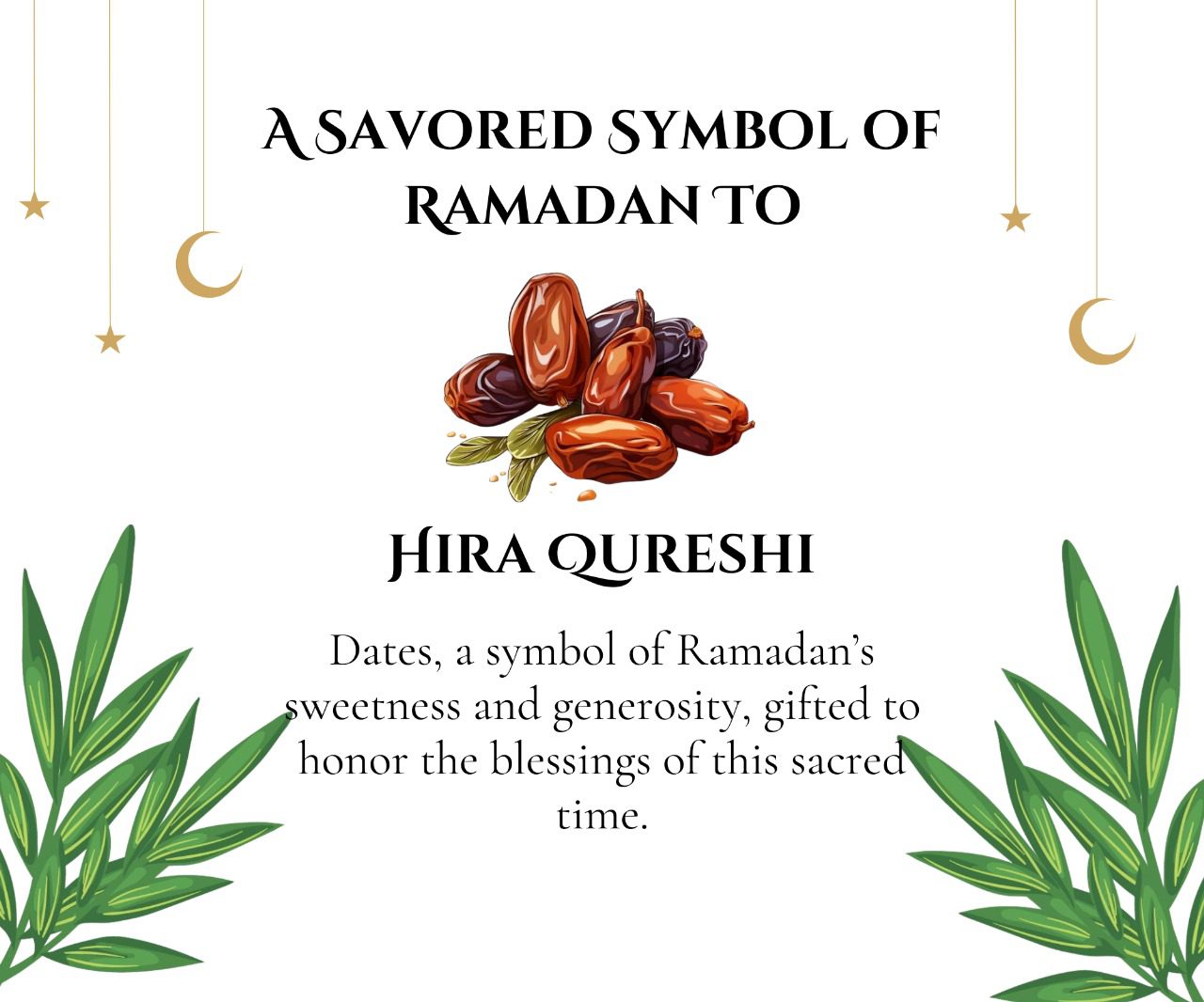 Personalized Ramadan Date Gift box