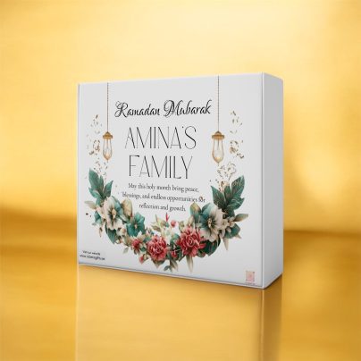 Personalized Ramadan Mubarak Family Gift Box