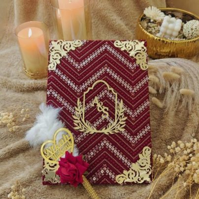 Elegant-Nikkah-Box-with-Customized-Nikkah-Certificate-RED